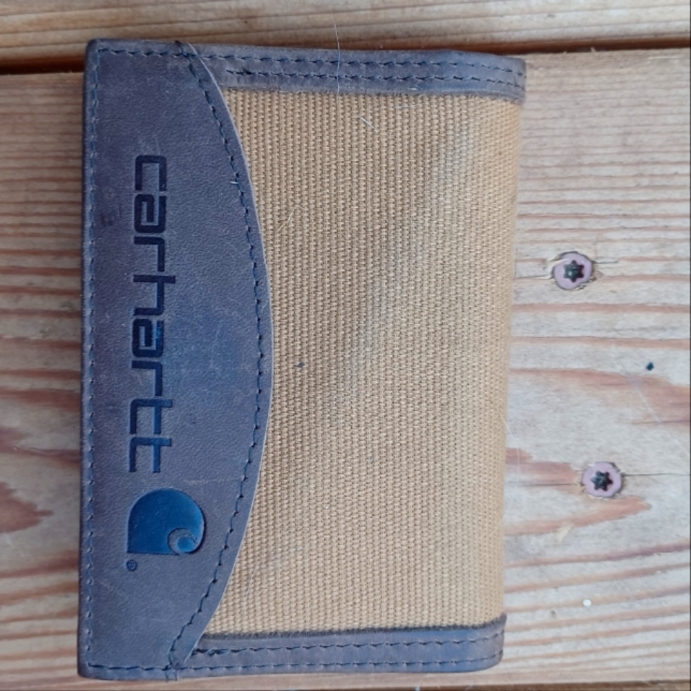 Carhartt canvas velcro wallet